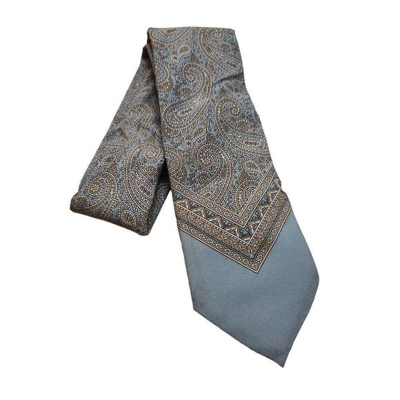 Lot of 3 Vintage Ties Corpcore 70s Paisley Striped - Picture 6 of 8